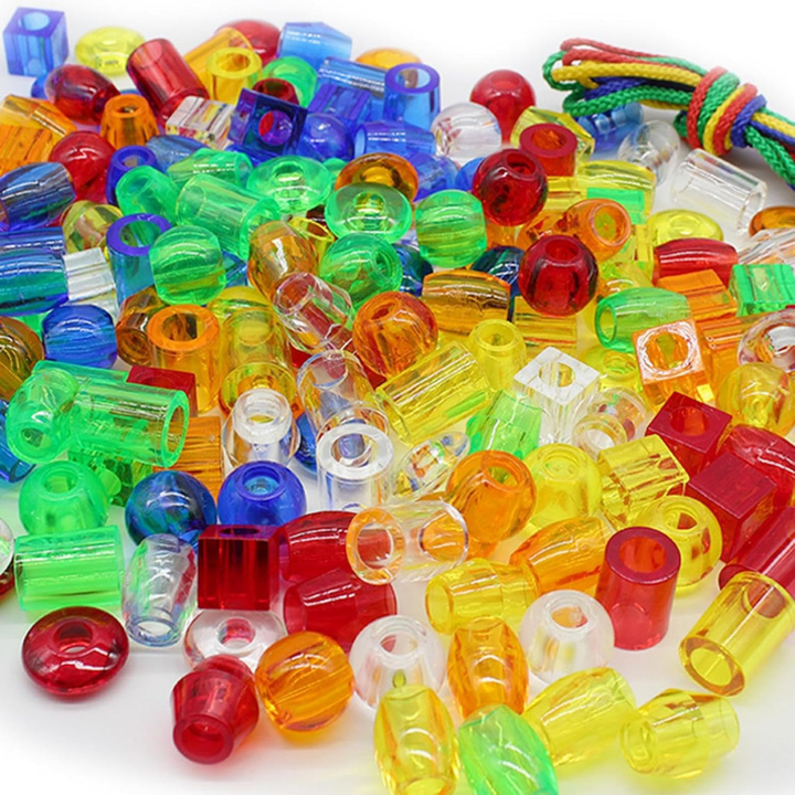 Baril de 90 grosses perles translucides