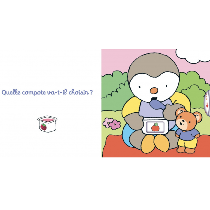 Bébé T'choupi - Le goûter - livre animé Dès 6 mois - 3 - Eveil Montessori Maroc