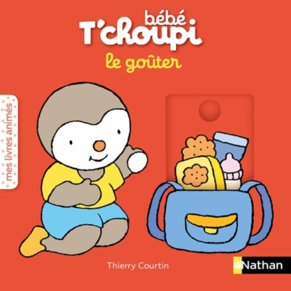 Bébé T'choupi - Le goûter - livre animé Dès 6 mois - 1 - Eveil Montessori Maroc