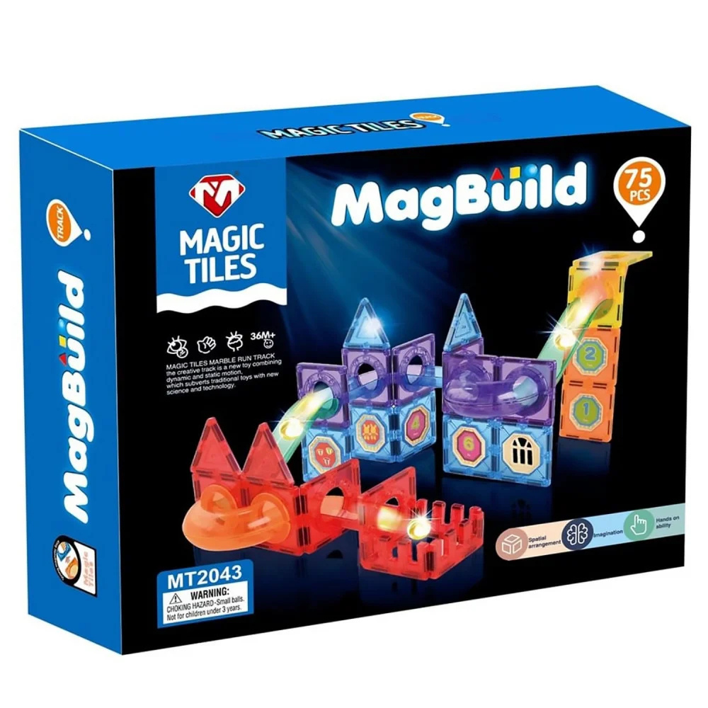 Blocs de construction 75 Pièces - Magbuild