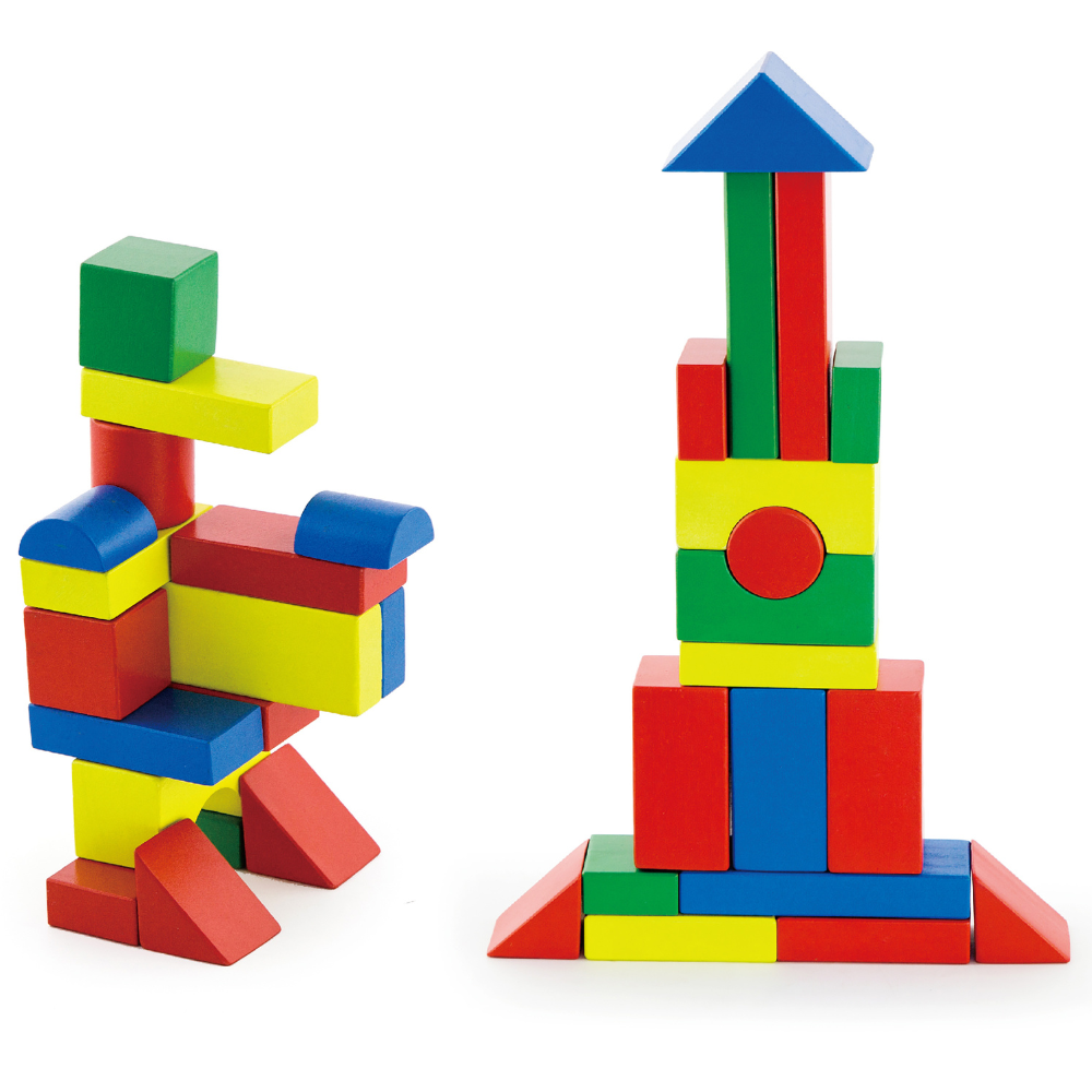 Blocs en Bois - 50 pièces 3.5cm