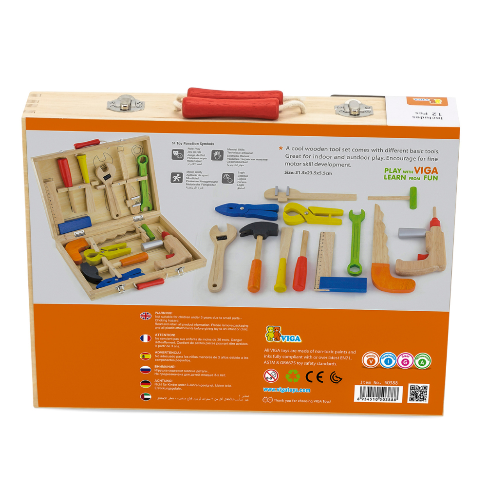 Boîte à Outils - 12 pcs - 6 - Eveil Montessori Maroc