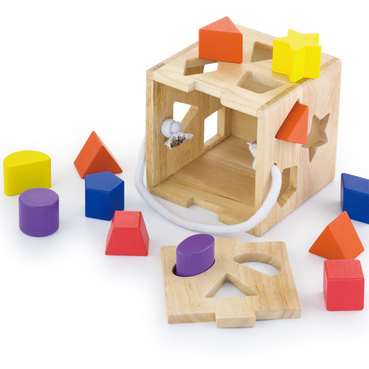 Boite d'encastrement de formes en bois