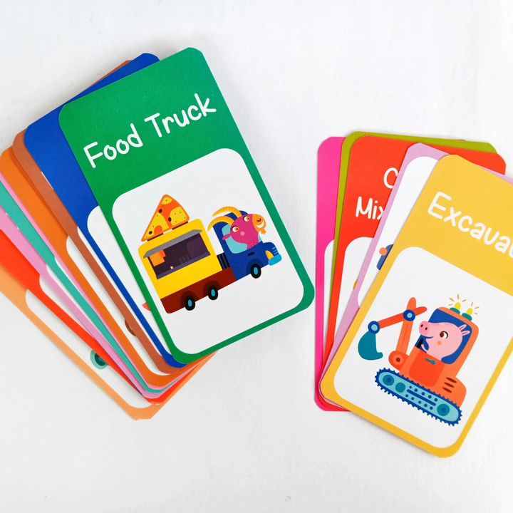 Boîte de 30 cartes flash véhicules - 3 - Eveil Montessori Maroc