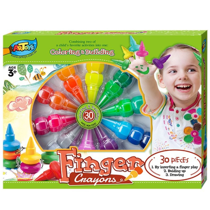 Boîte de 30 crayons à doigts