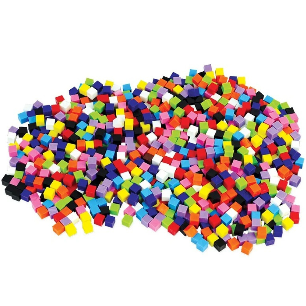 Boite de 500 mini cubes 3D 1 cm
