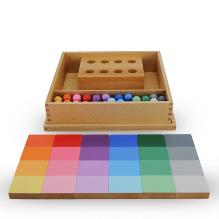 Boites de tri des dégradés de couleur