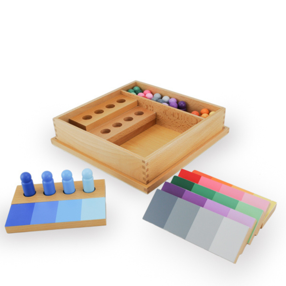 Boites de tri des dégradés de couleur