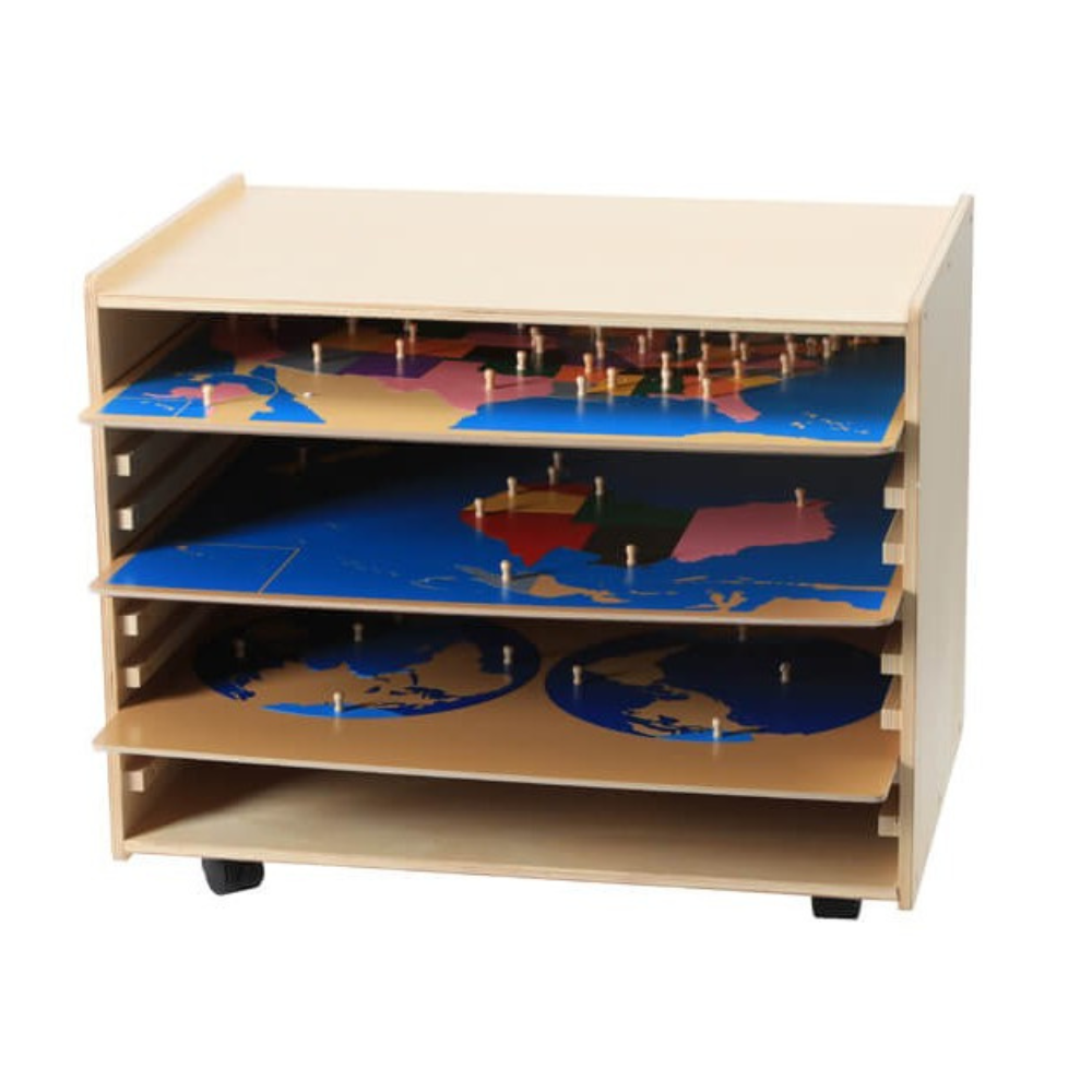 Cabinet de géographie vide