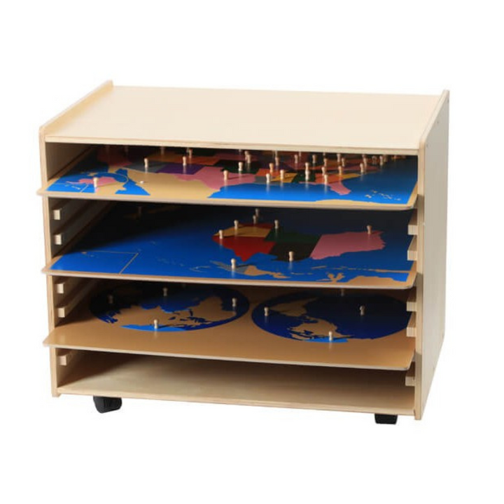 Cabinet de géographie vide