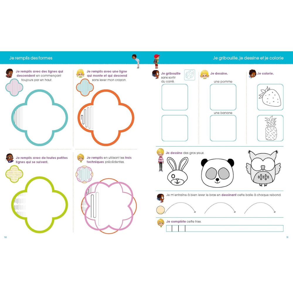 Cahier de graphisme Je me prépare au CP - Pédagogie Montessori, mieux apprendre grâce aux neurosciences