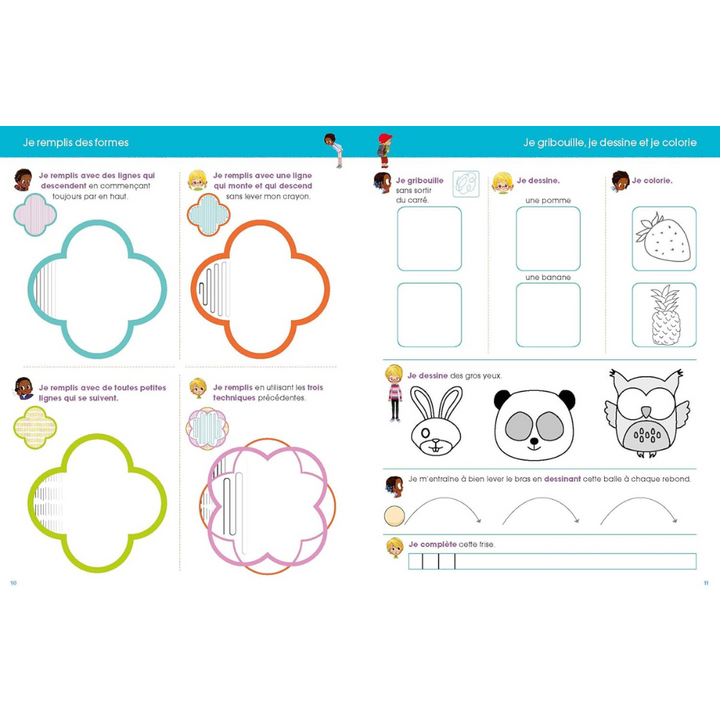Cahier de graphisme Je me prépare au CP - Pédagogie Montessori, mieux apprendre grâce aux neurosciences