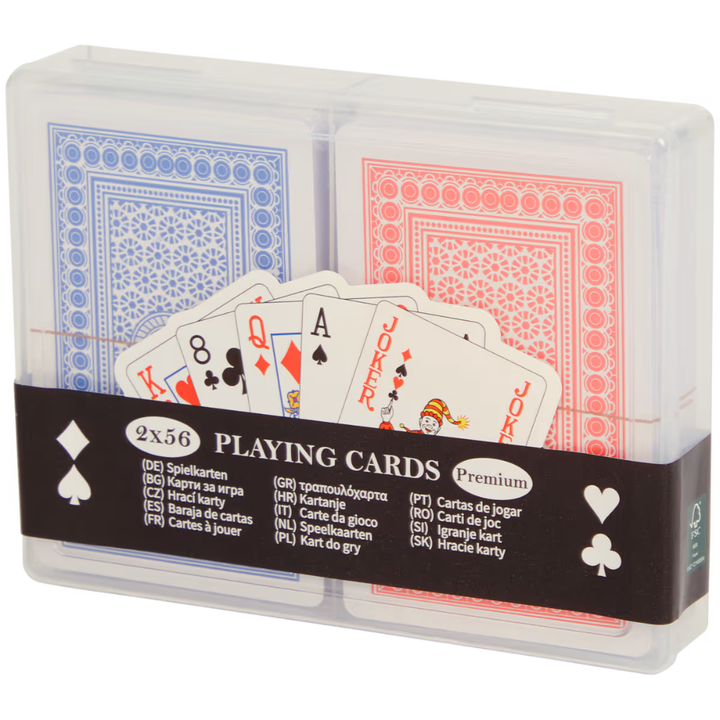 Cartes à jouer - Lot de 2 x 56 cartes