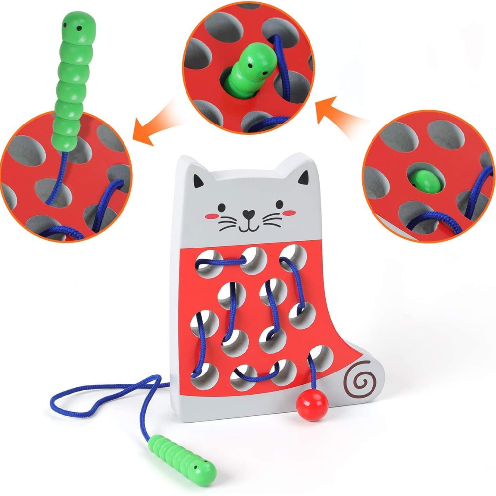 Chat et Ananas à enfiler