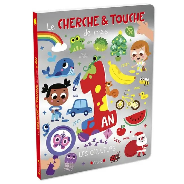 Cherche et Touche de mes 1 an - Les Couleurs - 1 - Eveil Montessori Maroc