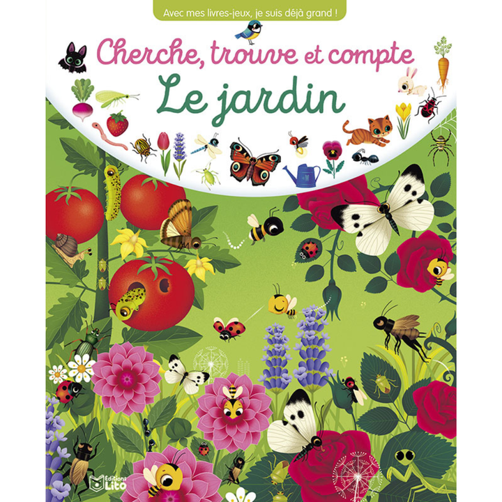 Cherche, trouve et compte – Le jardin - 1 - Eveil Montessori Maroc