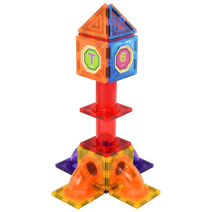 Circuit de billes magnétique avec ascenseur fusée - 82 Pièces