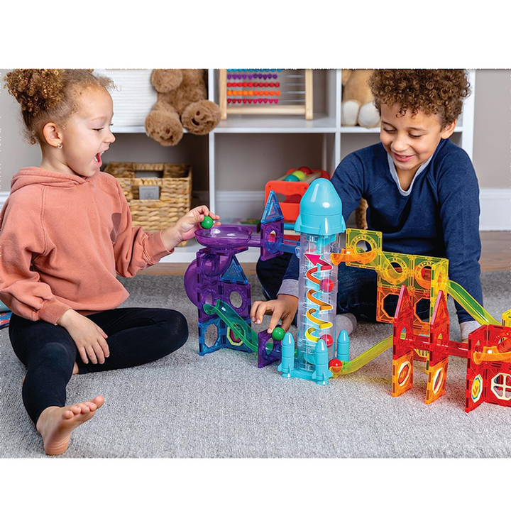 Circuit de billes magnétique avec ascenseur fusée - 82 Pièces