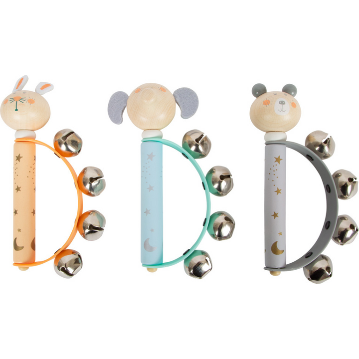 Cloches de bébé pastel 4 grelots