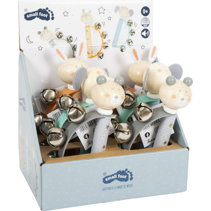 Cloches de bébé pastel 4 grelots