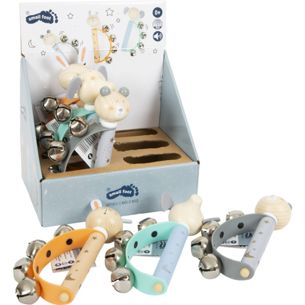 Cloches de bébé pastel 4 grelots