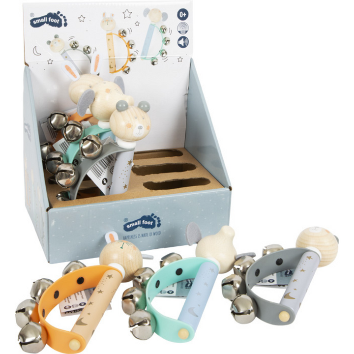 Cloches de bébé pastel 4 grelots