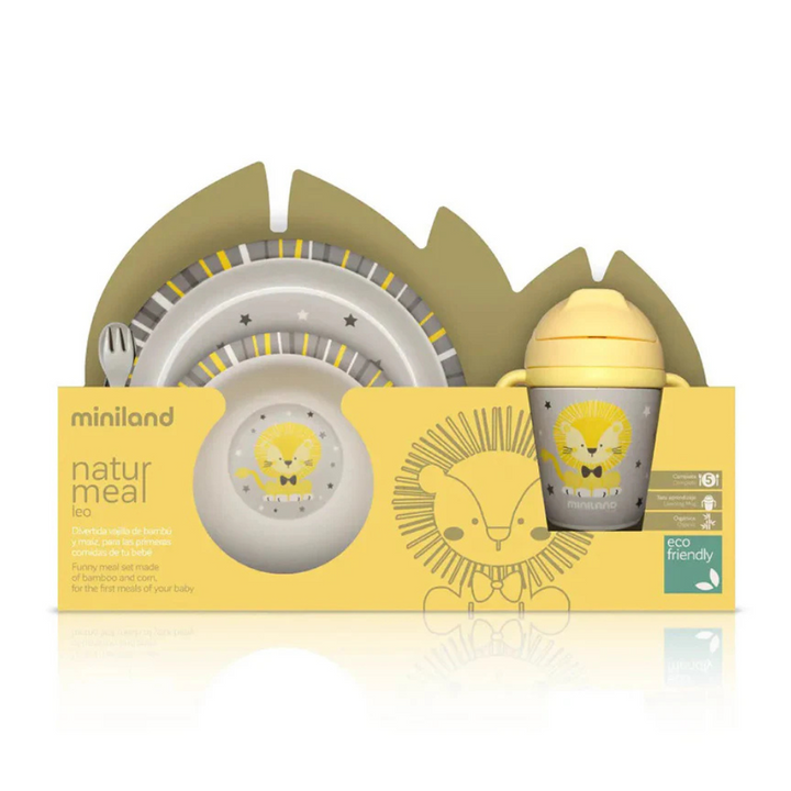 Coffret de Repas Miniland +6M - Lion