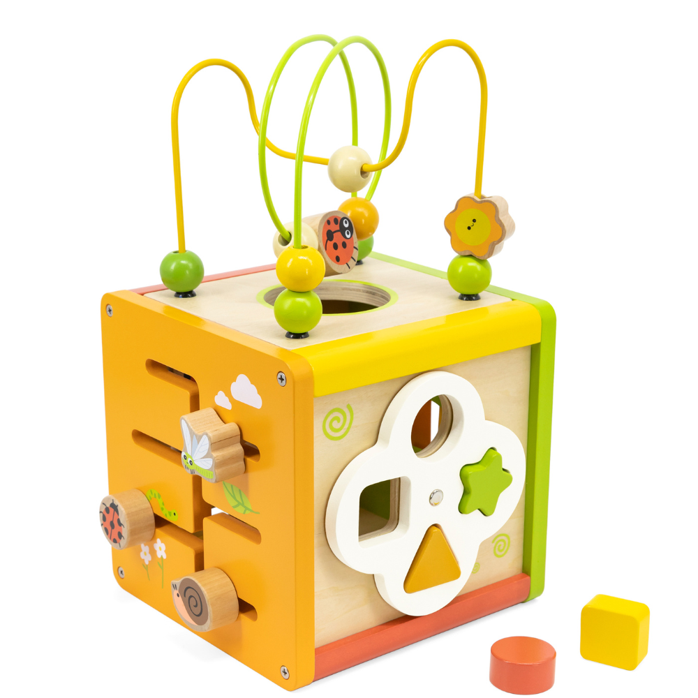 NUKied Montessori Jouet Bebe 1 2 3 an |9 en 1 Cube d'activités motrices NUKied Montessori Jouet Bebe 1 2 3 an |9 en 1 Cube d'activités motrices