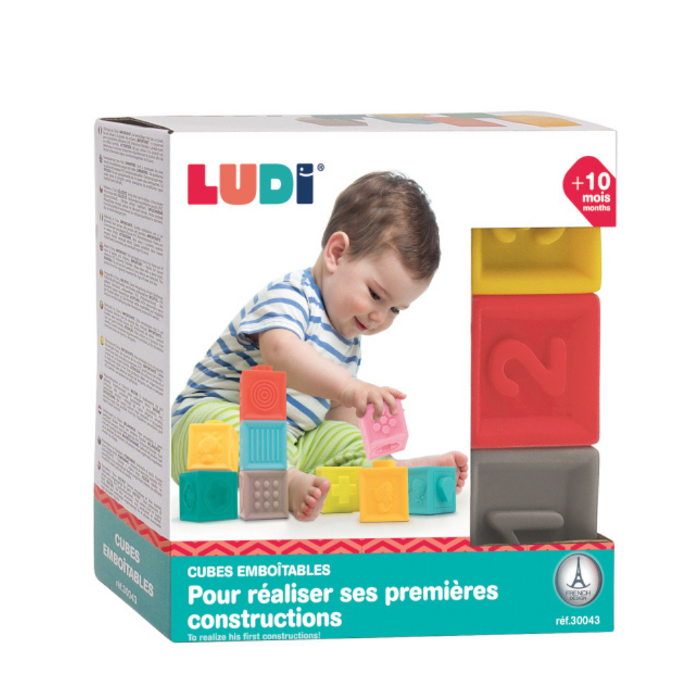 Cubes Emboîtables - 1 - Eveil Montessori Maroc