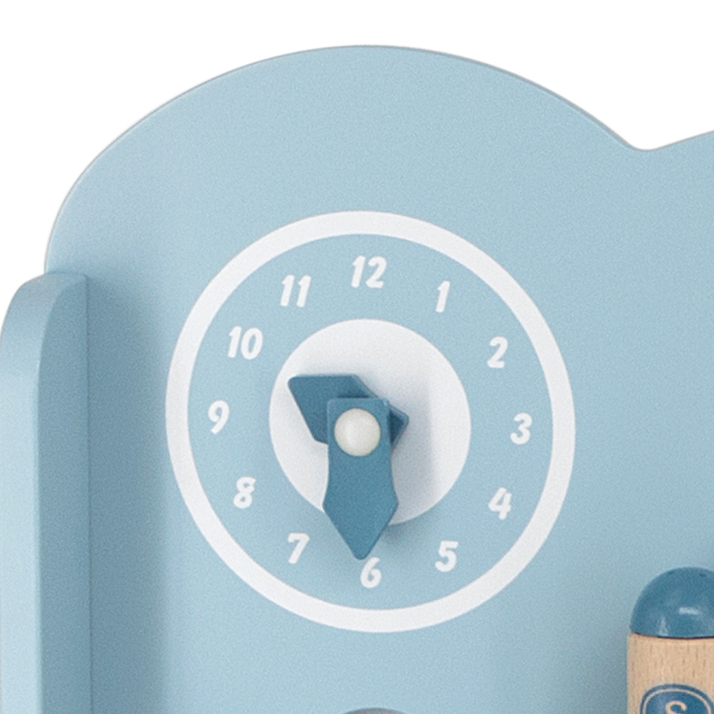 Cuisine en bois avec Ustensiles - Bleu - 5 - Eveil Montessori Maroc