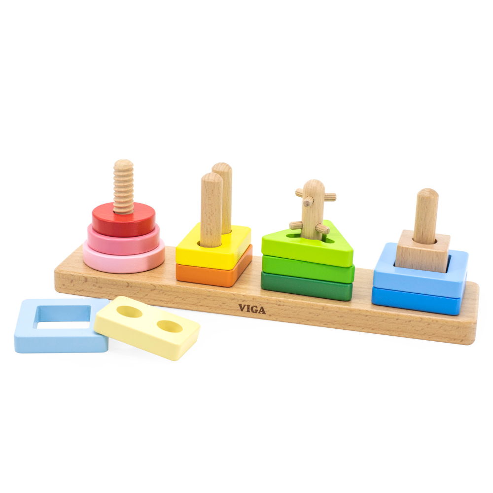 Empileur dégradés géométriques