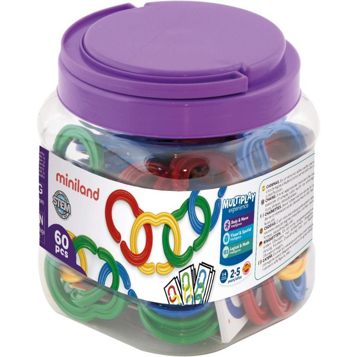 Enfilage chaîne (60 pièces)