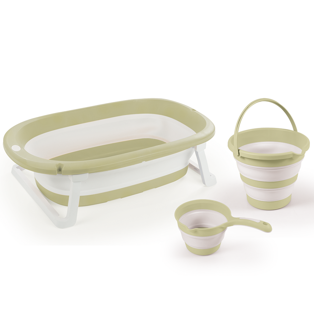 Ensemble pliable 3 pièces - Vert - 1 - Eveil Montessori Maroc