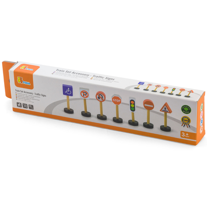 Ensemble d’Accessoires de Train - Panneaux de Circulation