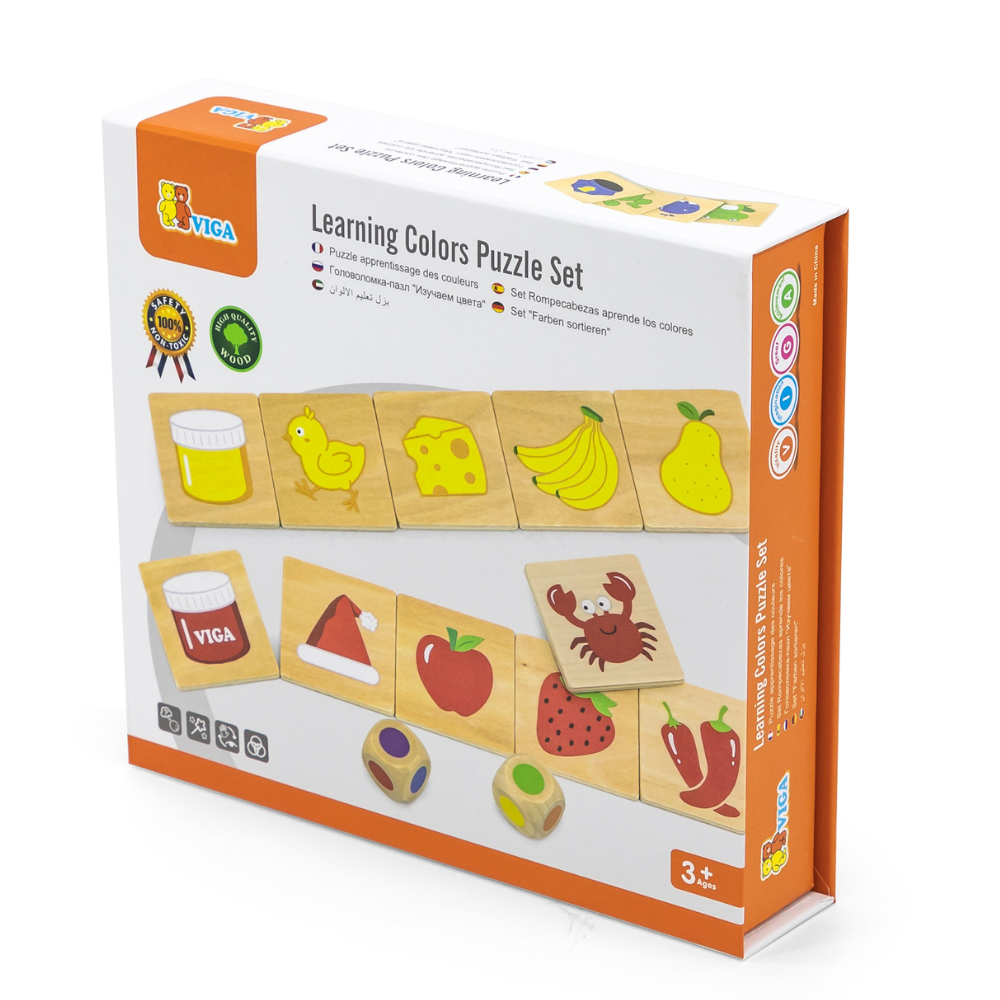 Ensemble de Puzzle d'Apprentissage des Couleurs