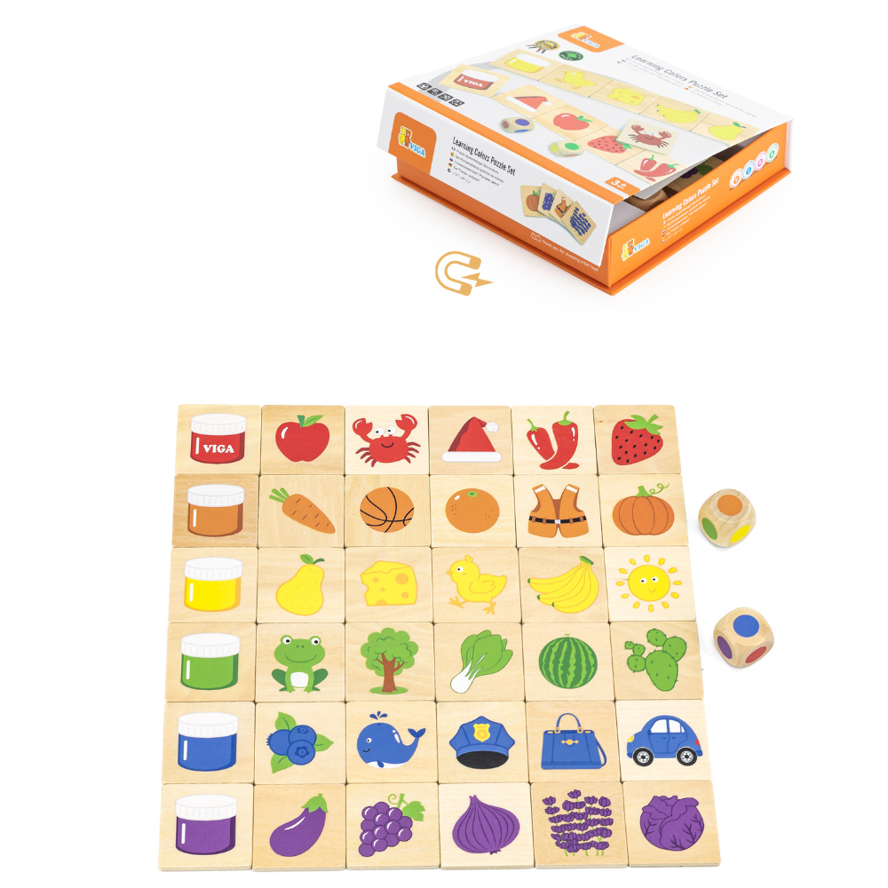 Ensemble de Puzzle d'Apprentissage des Couleurs