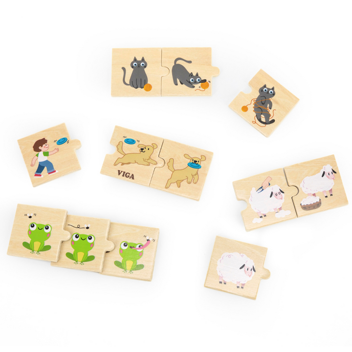 Ensemble de Puzzles Logiques (Nature & Animaux)