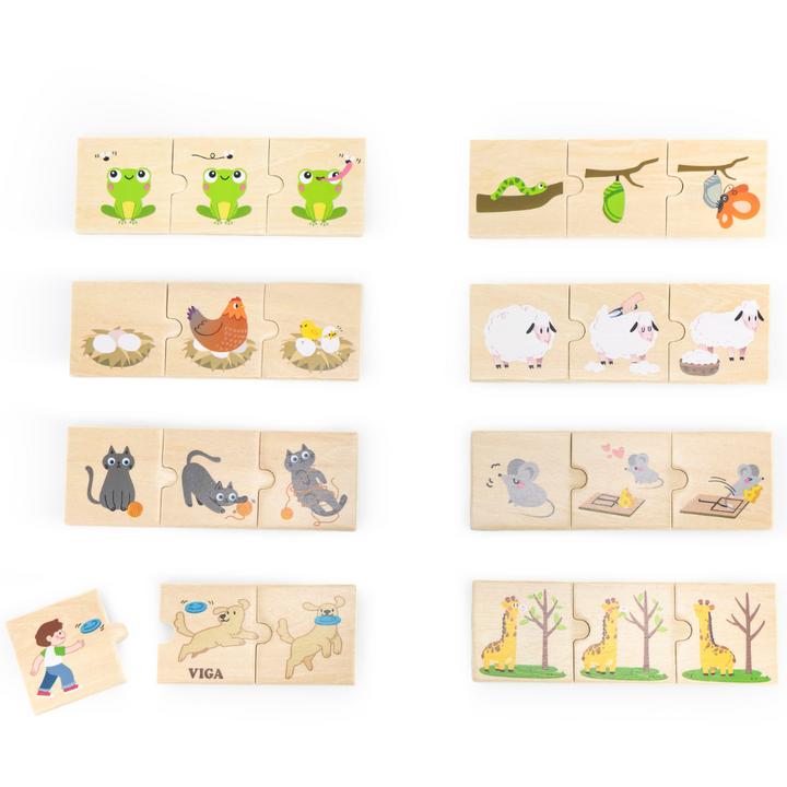 Ensemble de Puzzles Logiques (Nature & Animaux)