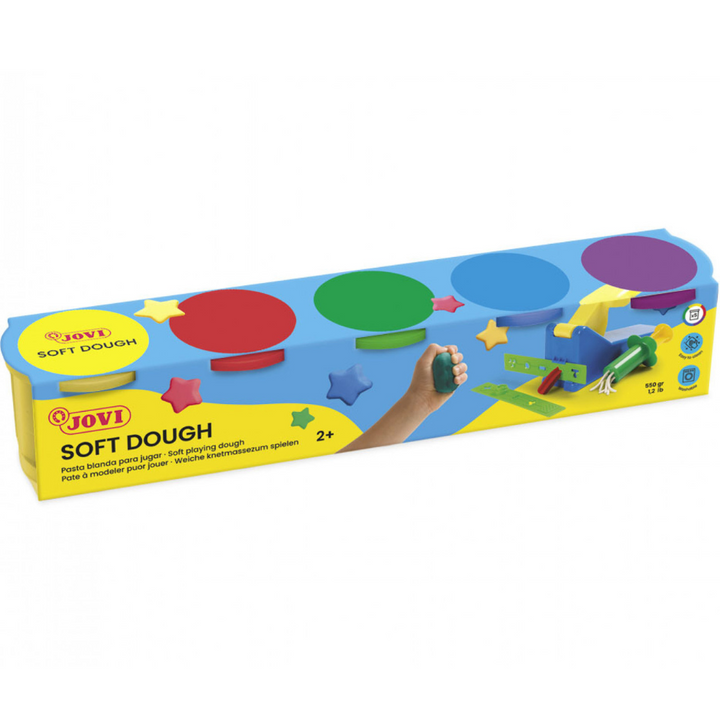 Etui 5 pots de 110g couleurs assorties