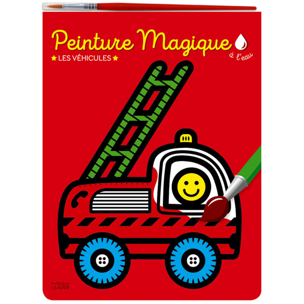 Peinture magique à l’eau – Les véhicules