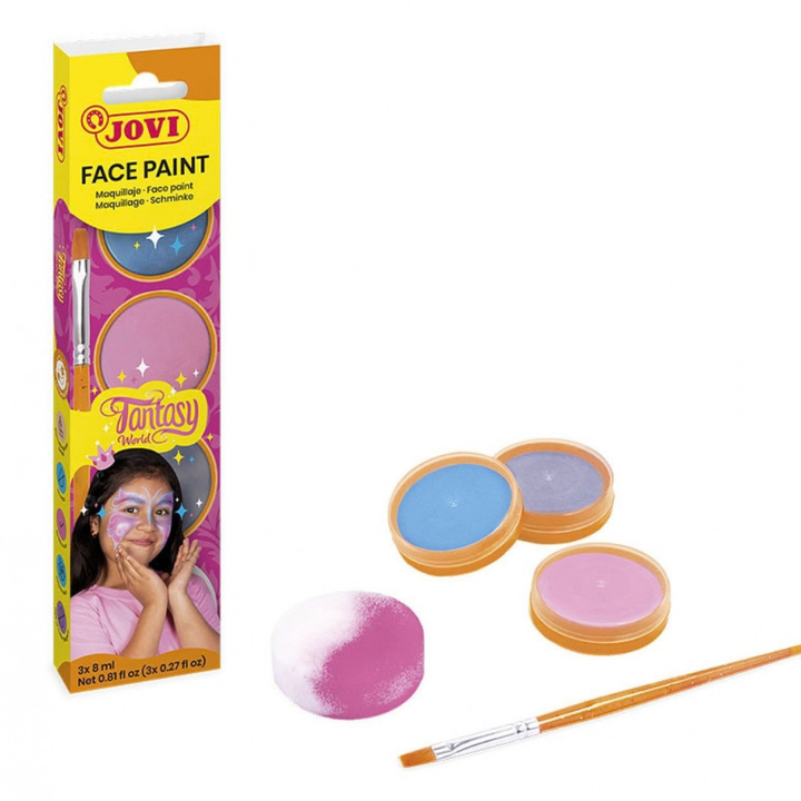 Face Paint – Coffret Maquillage Visage Fantasy (3 couleurs)