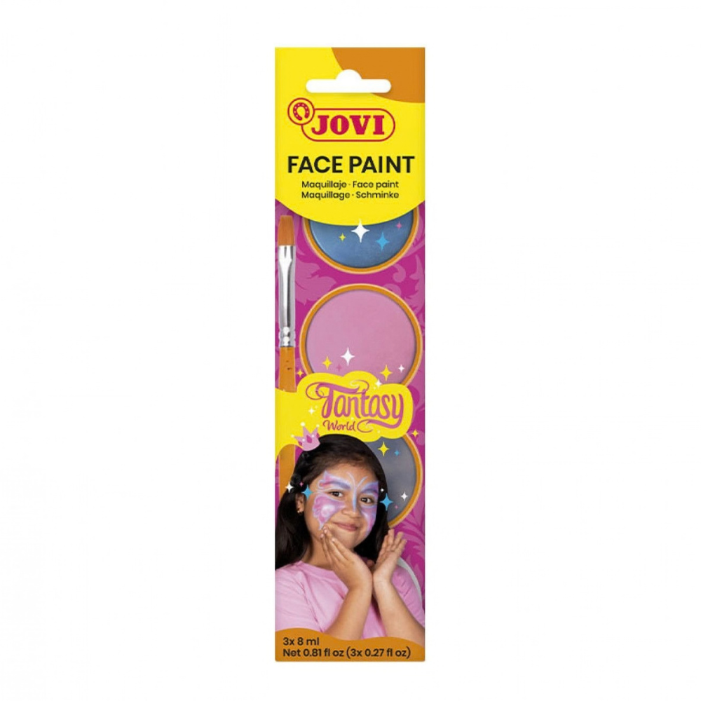 Face Paint – Coffret Maquillage Visage Fantasy (3 couleurs)