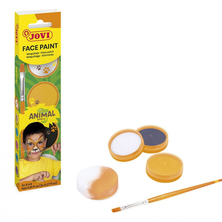 Face Paint – Coffret Maquillage Visage “Animaux” (3 couleurs)