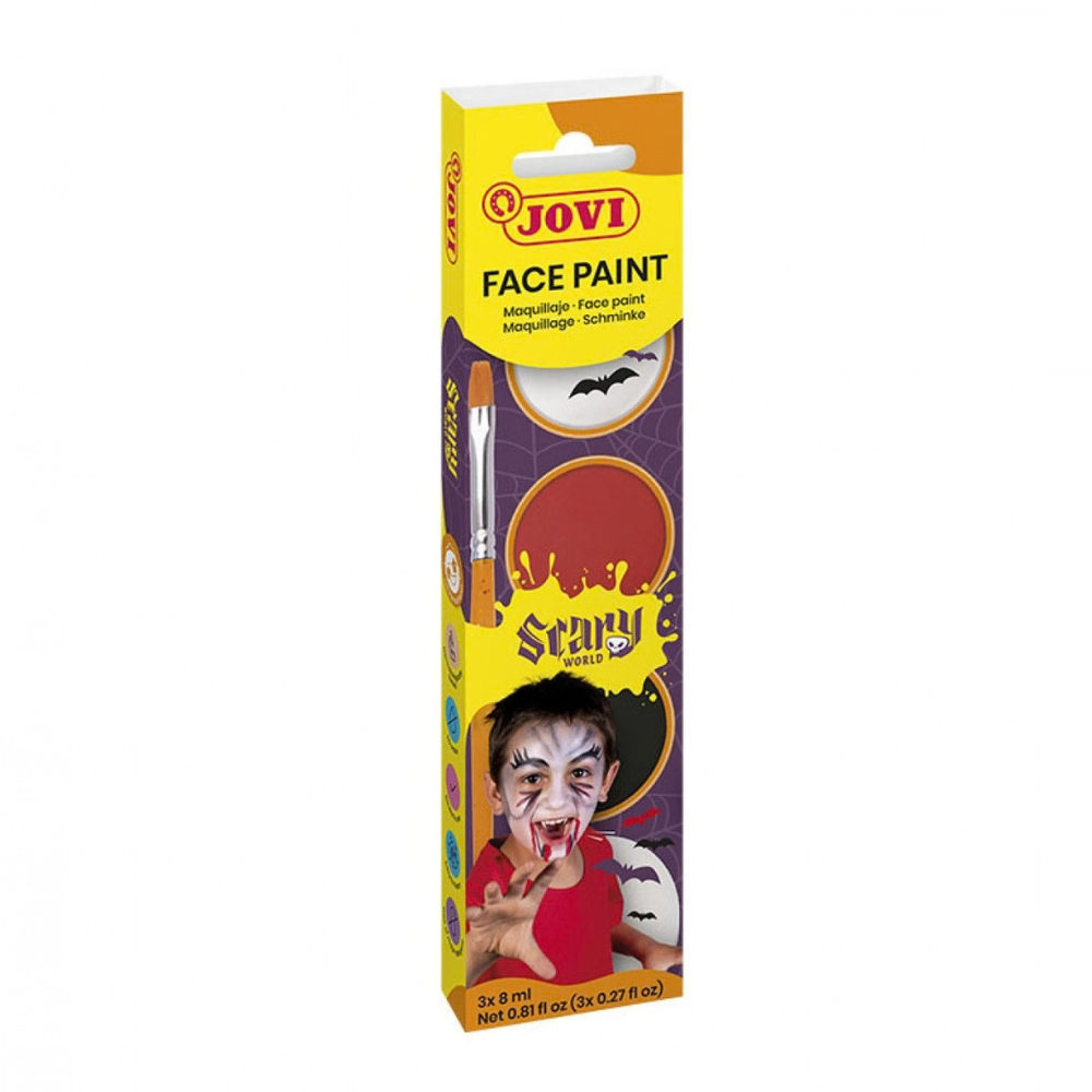 Face Paint – Coffret Maquillage Visage “Scary” (3 couleurs)