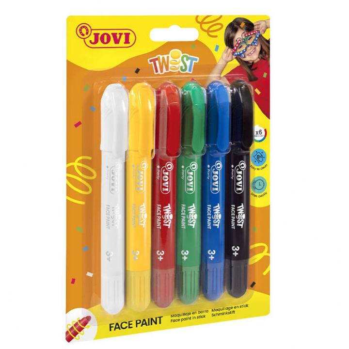 Feutres pour maquillage 6 couleurs