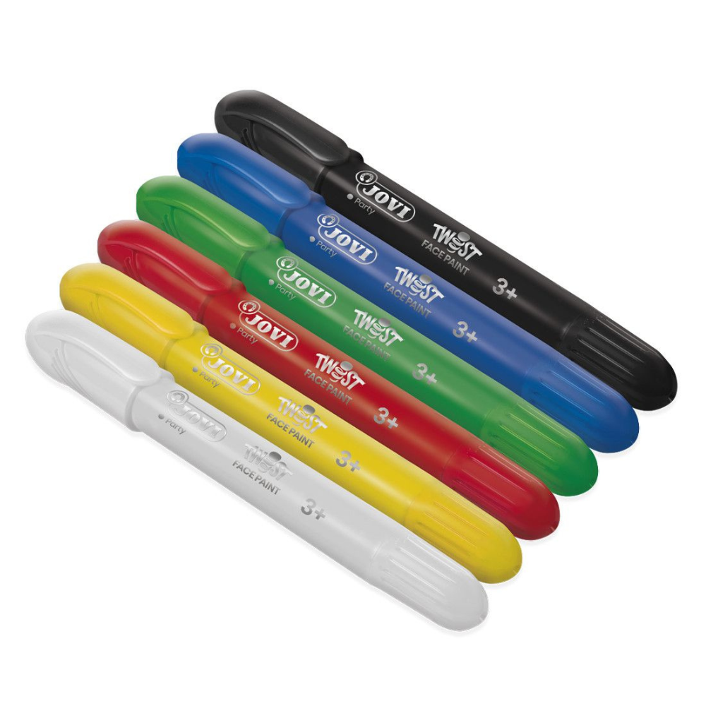 Feutres pour maquillage 6 couleurs