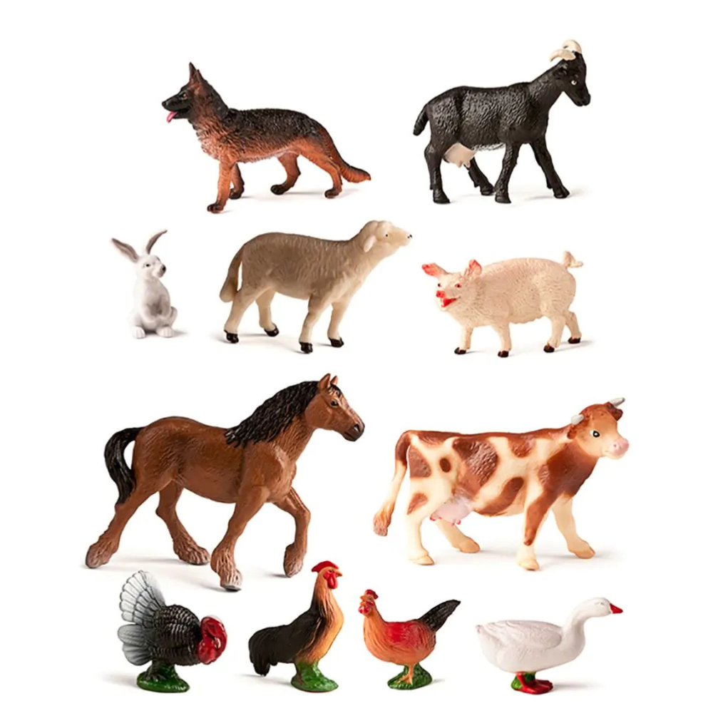 Figurines Animaux de la ferme | EVEIL MONTESSORI