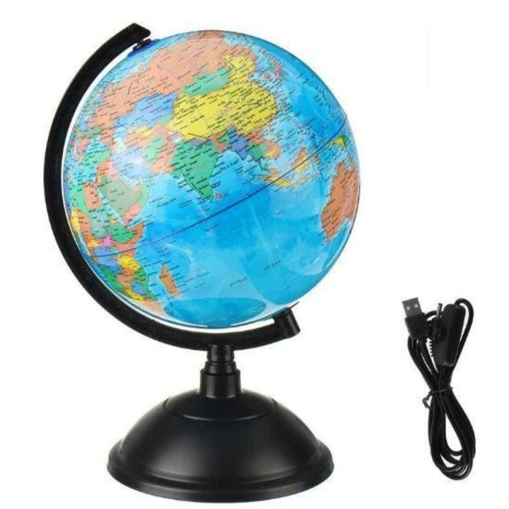 Globe Terrestre Lumineux 30 cm