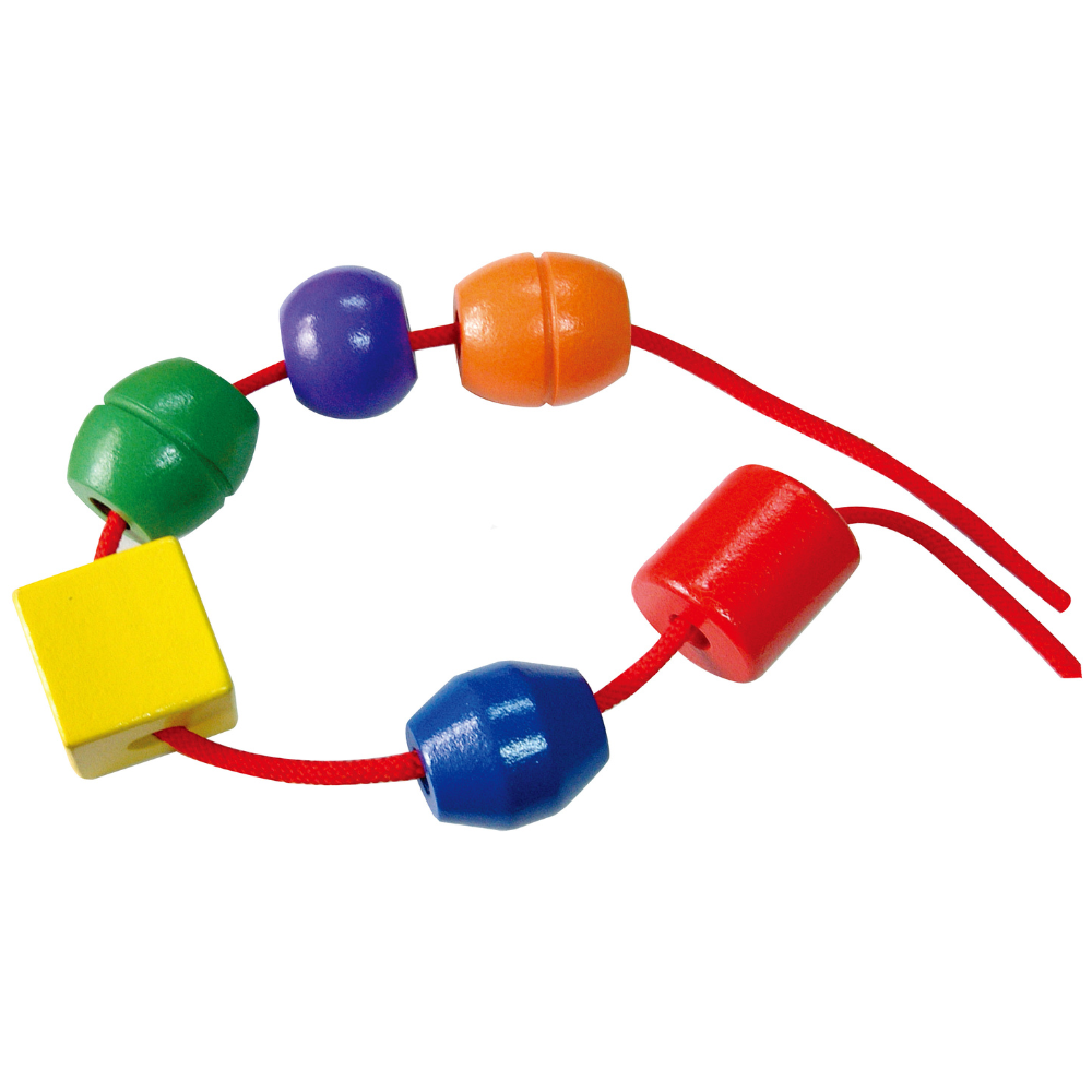 Grosses perles à lacer - Baril de 30 perles