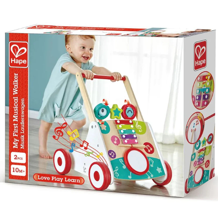 Hape Trotteur musical Multicolore - 5 - Eveil Montessori Maroc